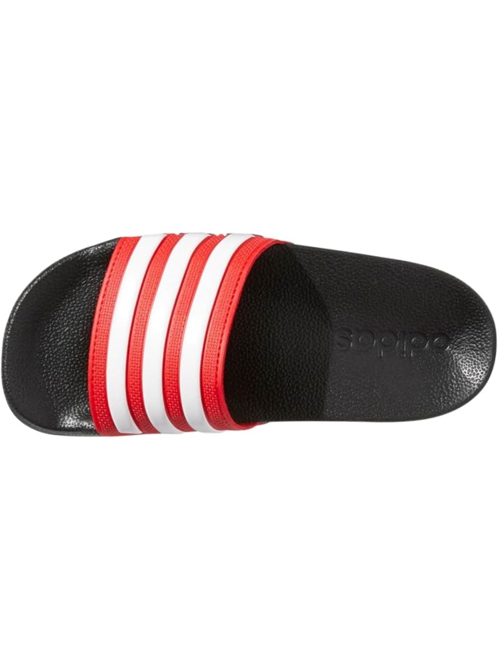 Adidas Adilette Shower Slides - Kids RED/WHITE 3-Stripes ✨-NWB - Picture 8 of 9